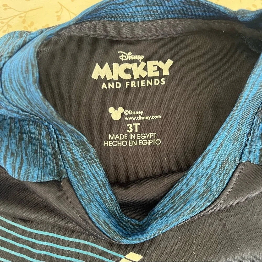 Urban Republic Zipper Black Blue Jacket Coat Black Blue Mickey Mouse Tee Both 3T